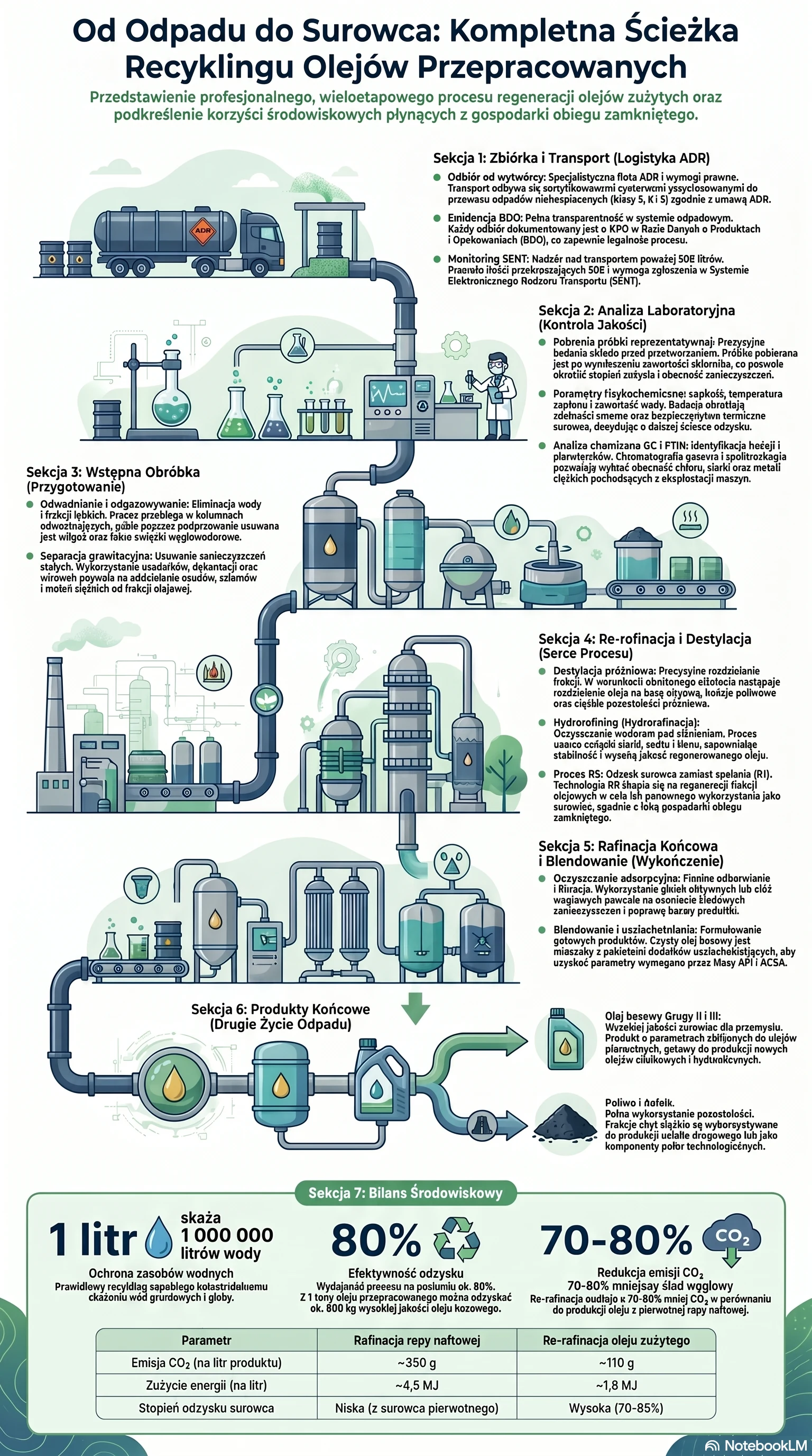 Recykling olejów przepracowanych – cały proces